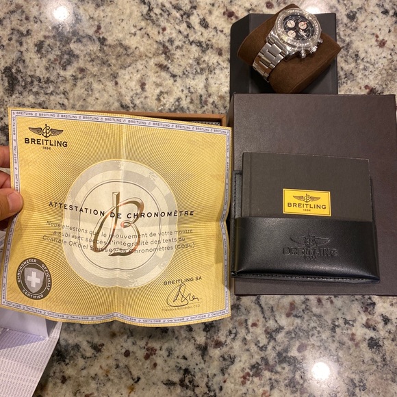 Breitling Super Avenger Tungsten Gray Dial Watch - Picture 10 of 11